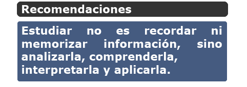 recomedaciones