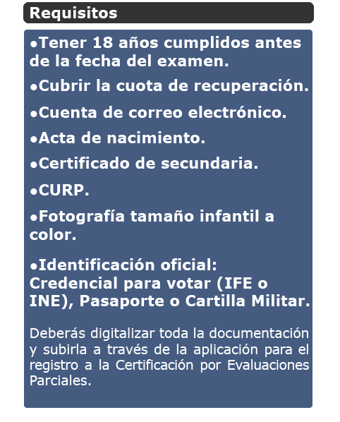 requisitos